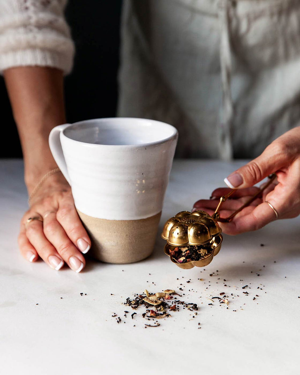 Gold Flower Tea Infuser