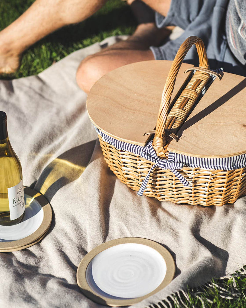 Striped Picnic Basket