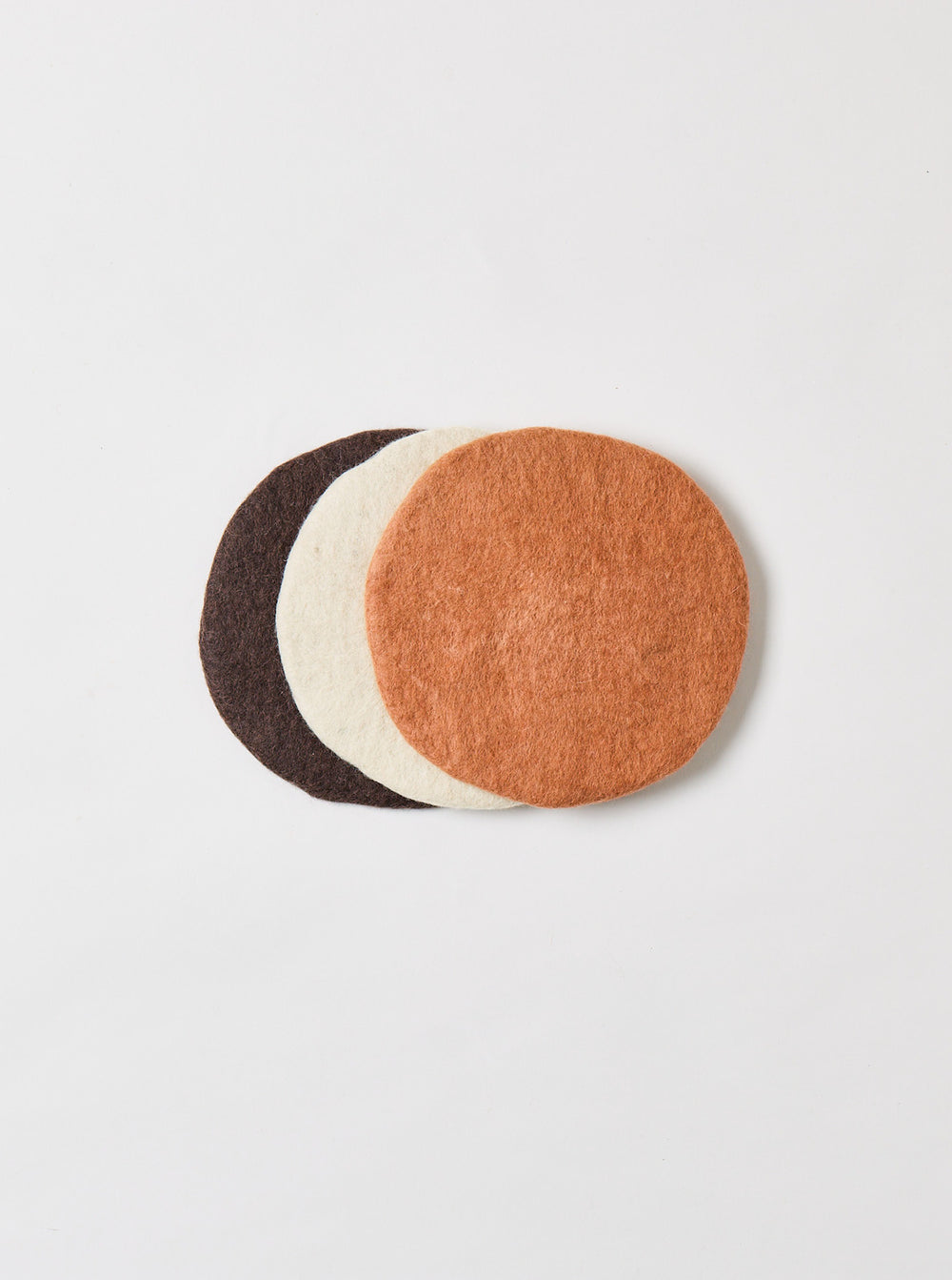 Artisan Felt Pot Pads - Set of 3 - Naturals