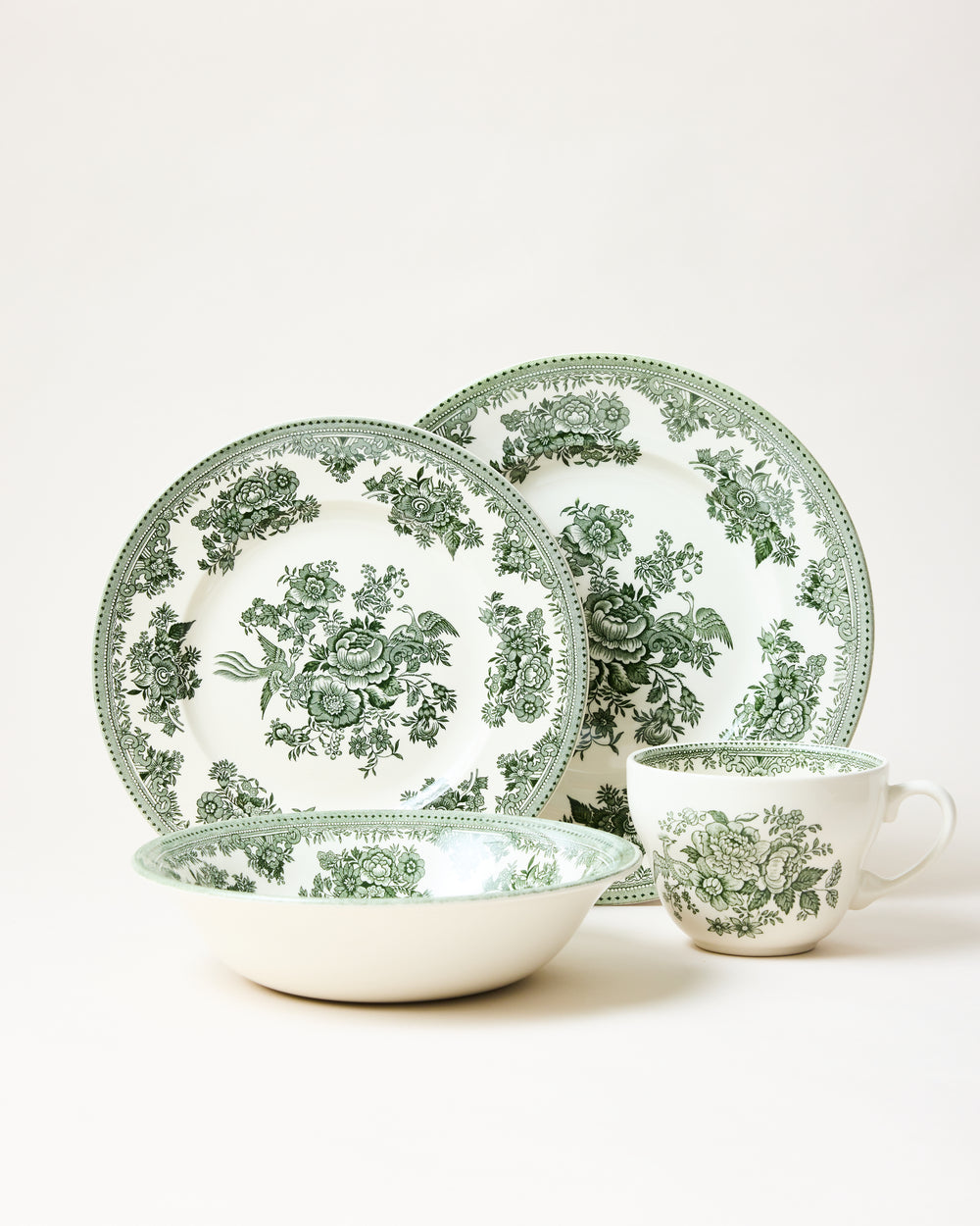 Vintage Transferware Place Setting
