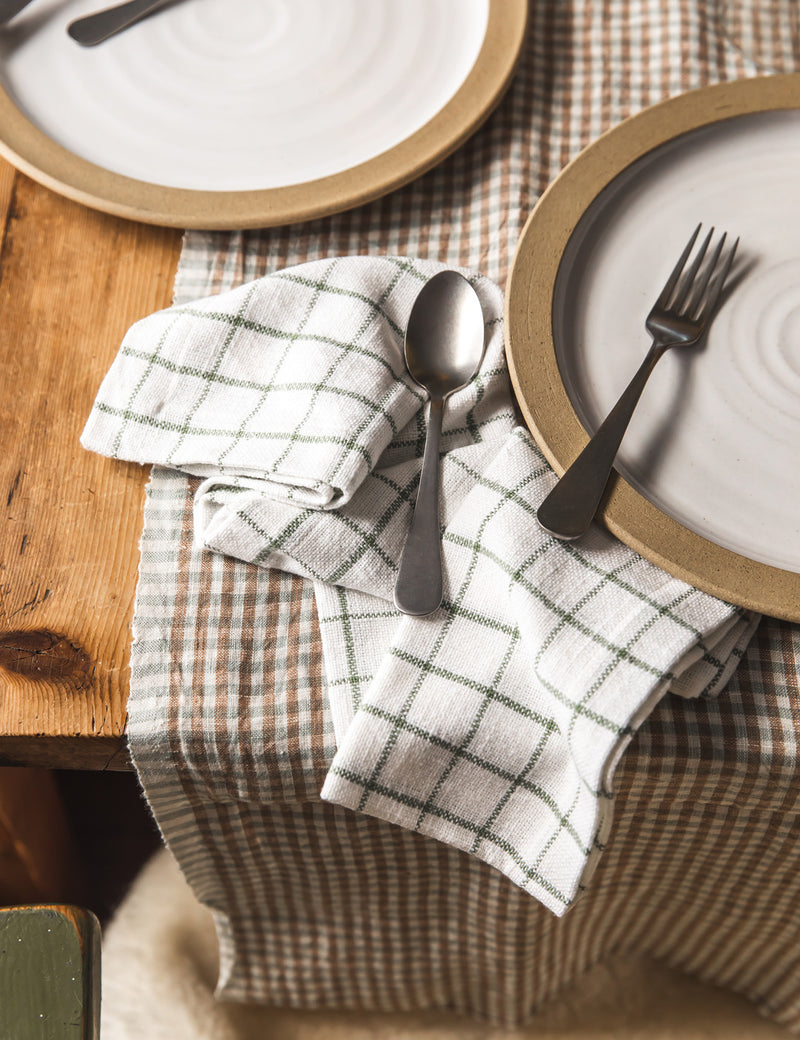 Pantry Cotton Check Napkins