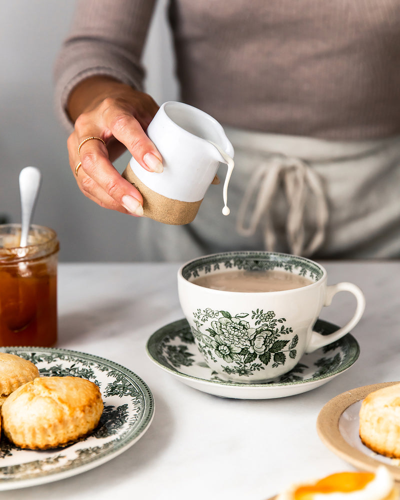 Vintage Transferware Mug & Saucer