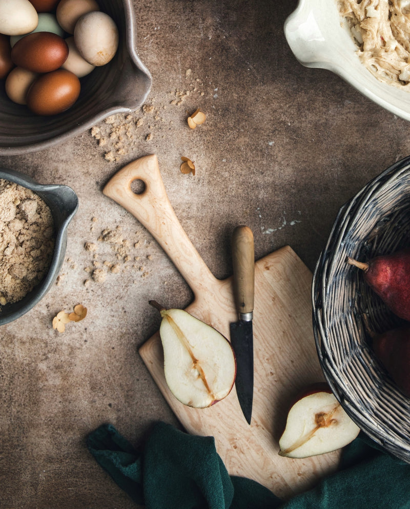 Birdseye Maple Handled Board