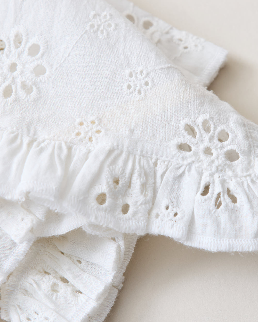 Cottage Eyelet Runner - White