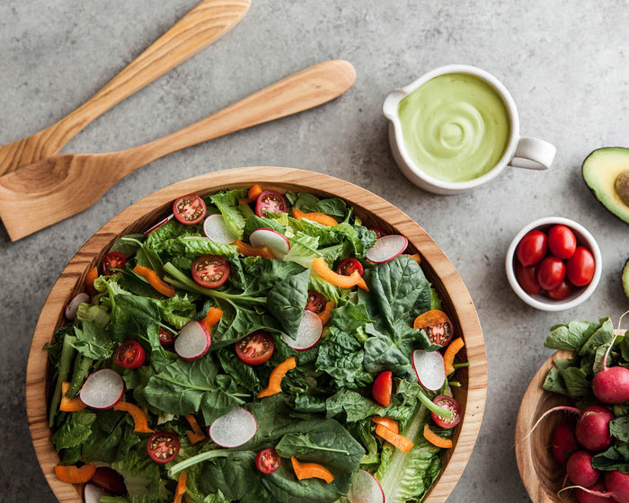 Pages Green Goddess Dressing and Salad
