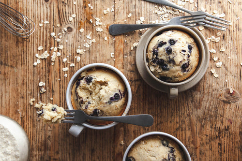 Blueberry Oat Mug Muffin