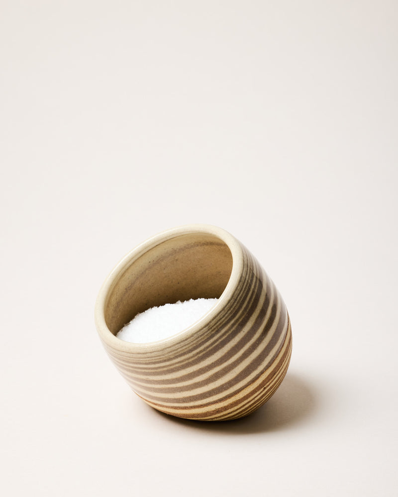 Marbled Stone Salt Cellar