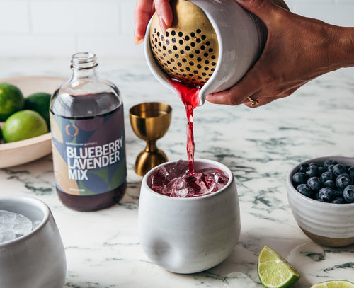 Blueberry Lavender Collins