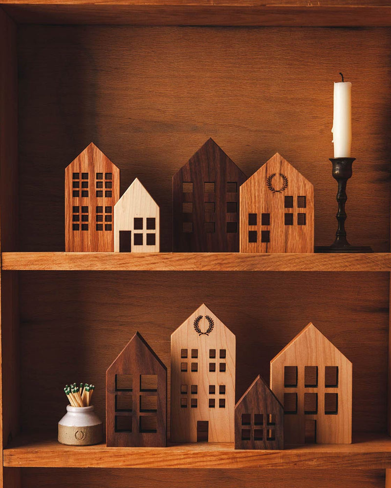 Crafted Wooden Houses - Walnut