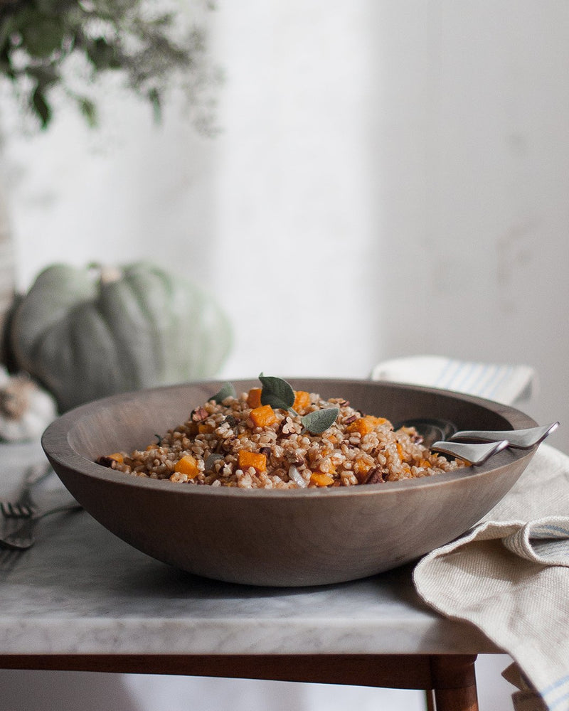 Crafted Wooden Bowls - Grey