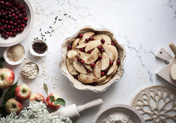 Spiced Cranberry Apple Pie