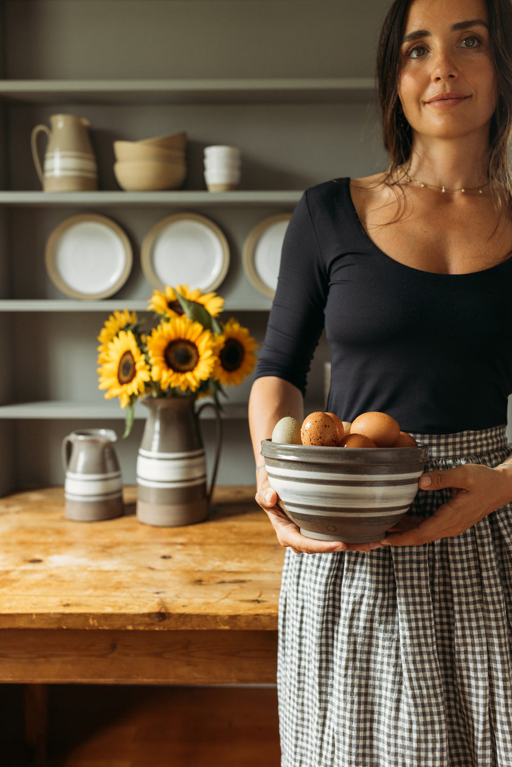 Toasted Yellowware Bowl