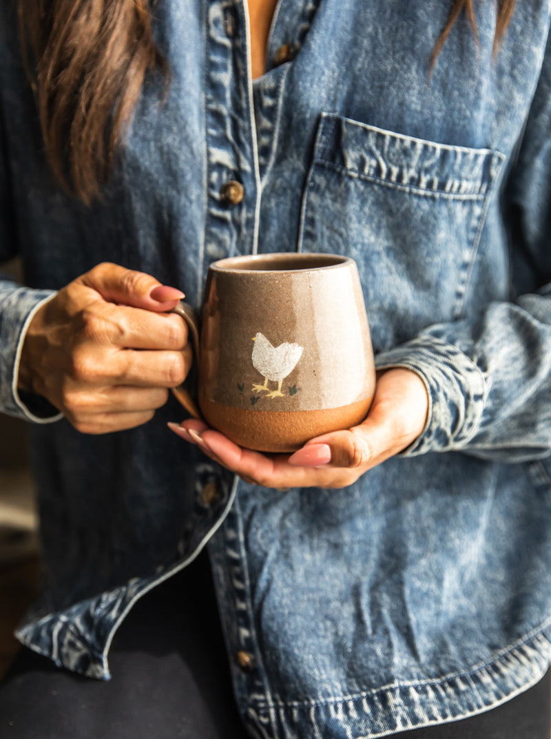 Handmade Hen Mug