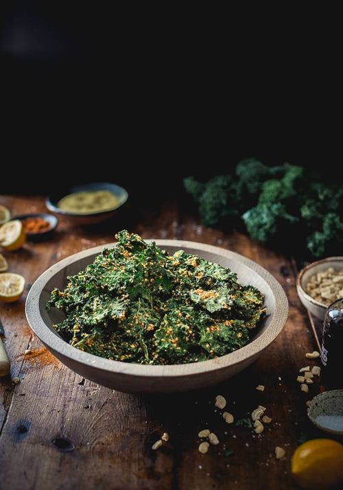 Nutty Southwestern Kale Chips