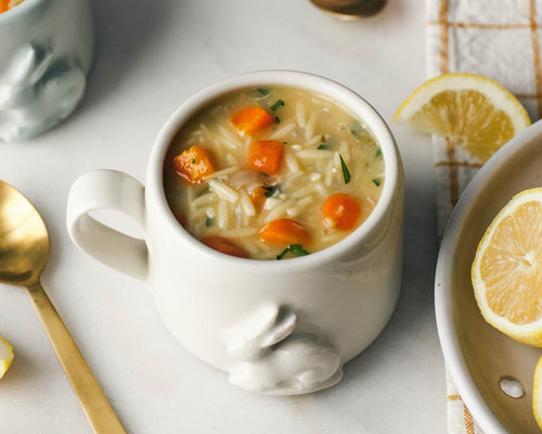 Lemon Chicken Orzo Soup