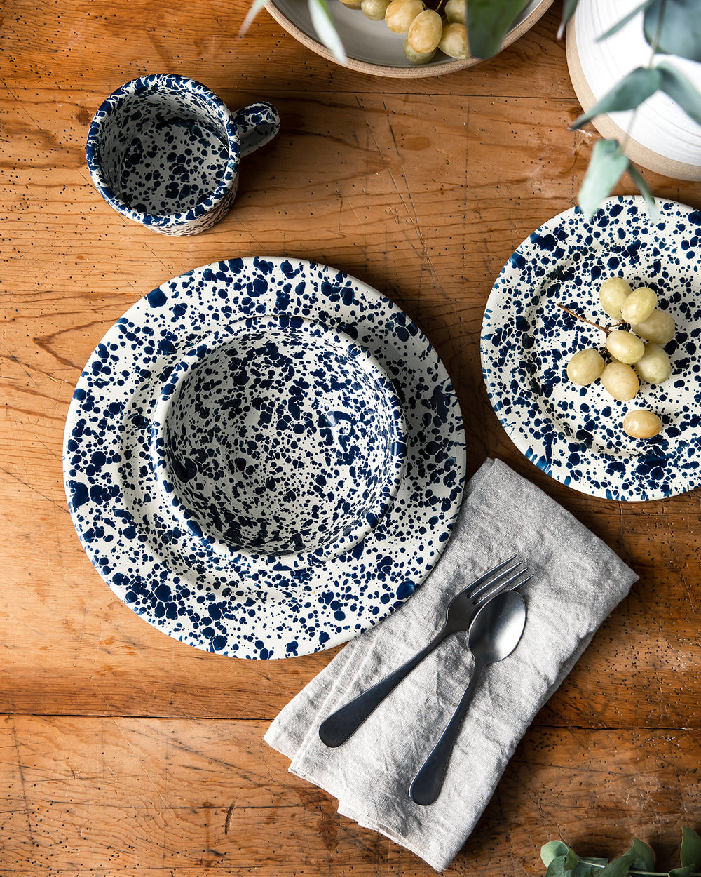 Spatter Enamelware Mug