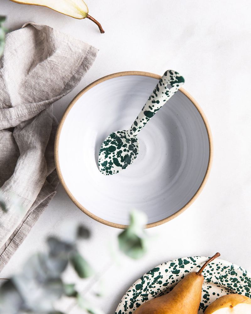 Spatter Enamelware Spoon