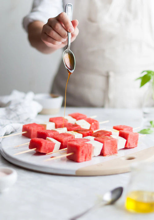 Watermelon & Fresh Mozzarella Skewers