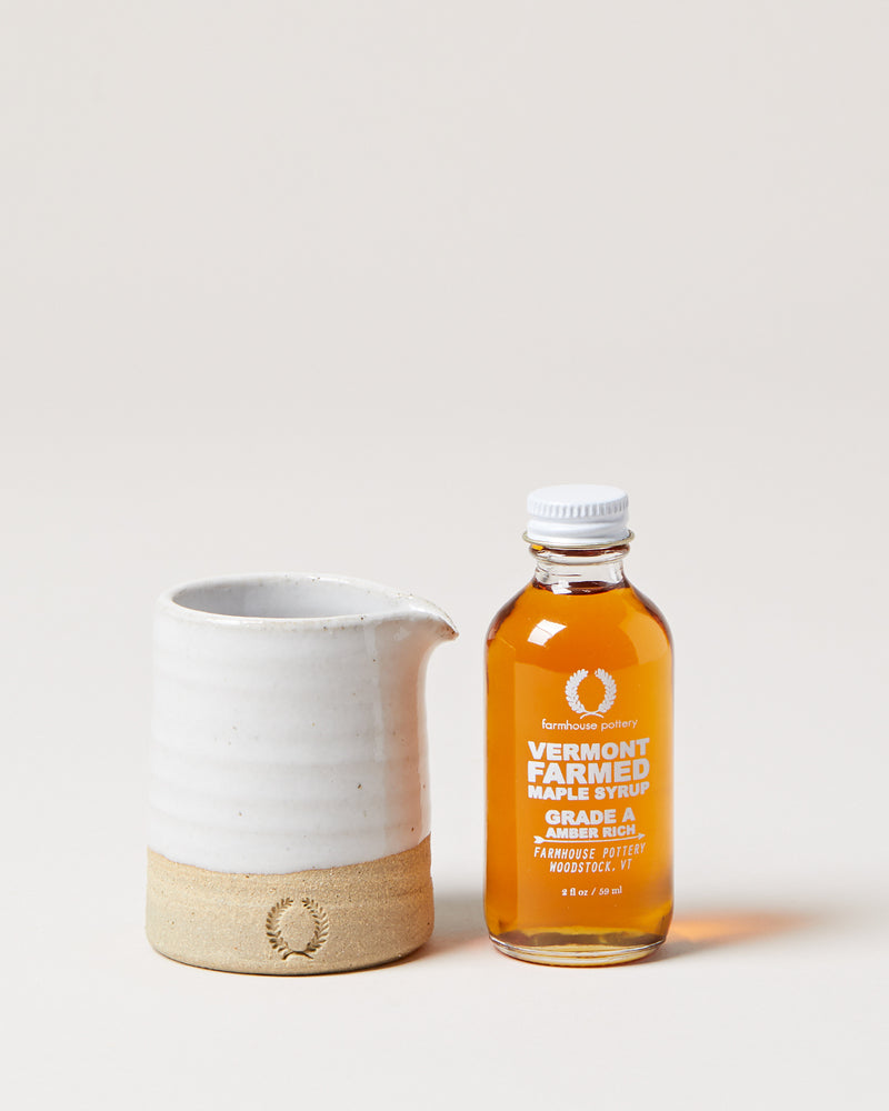 Petite Silo Pitcher & 2 oz Syrup