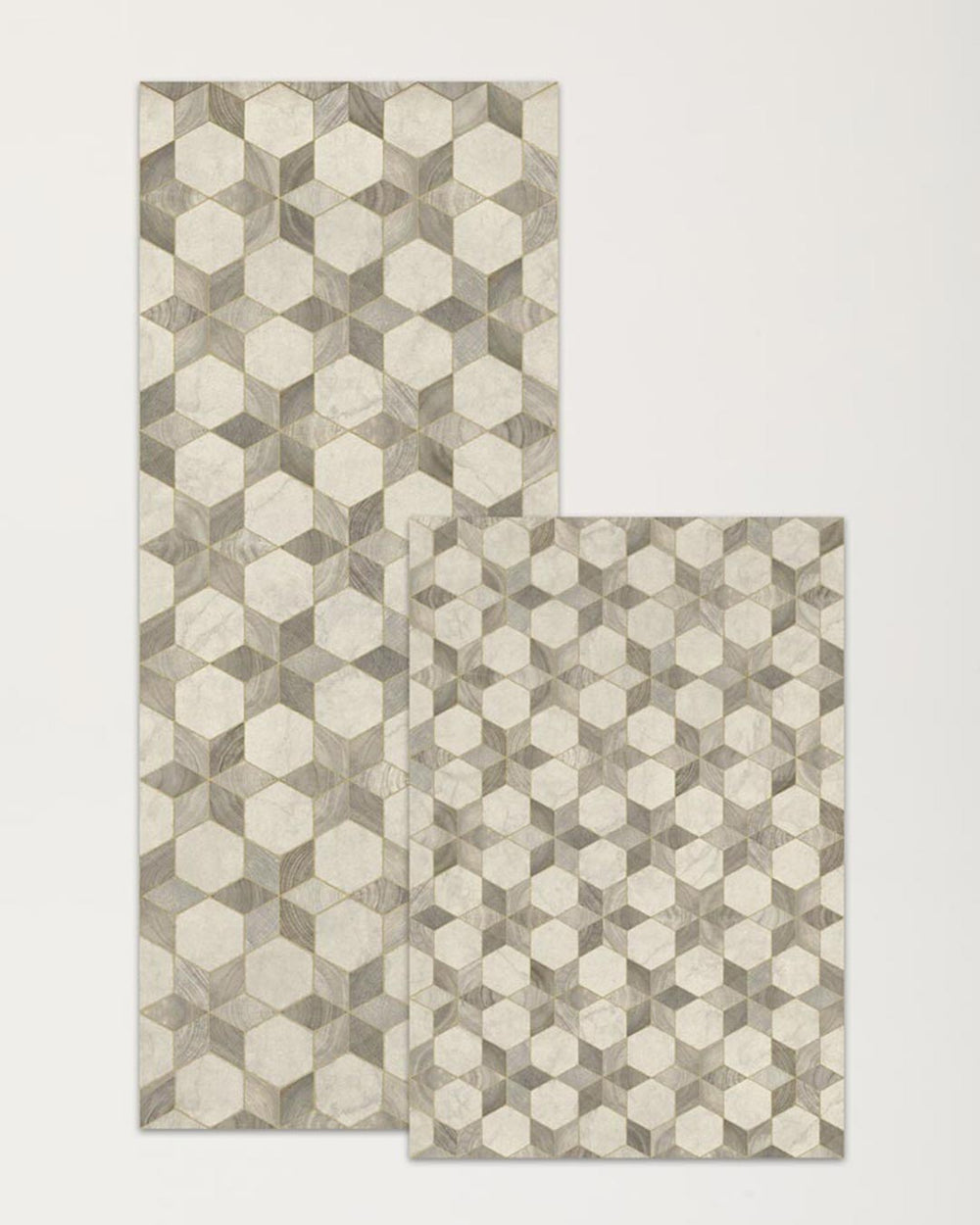 Marbled Star Vinyl Floor Mat