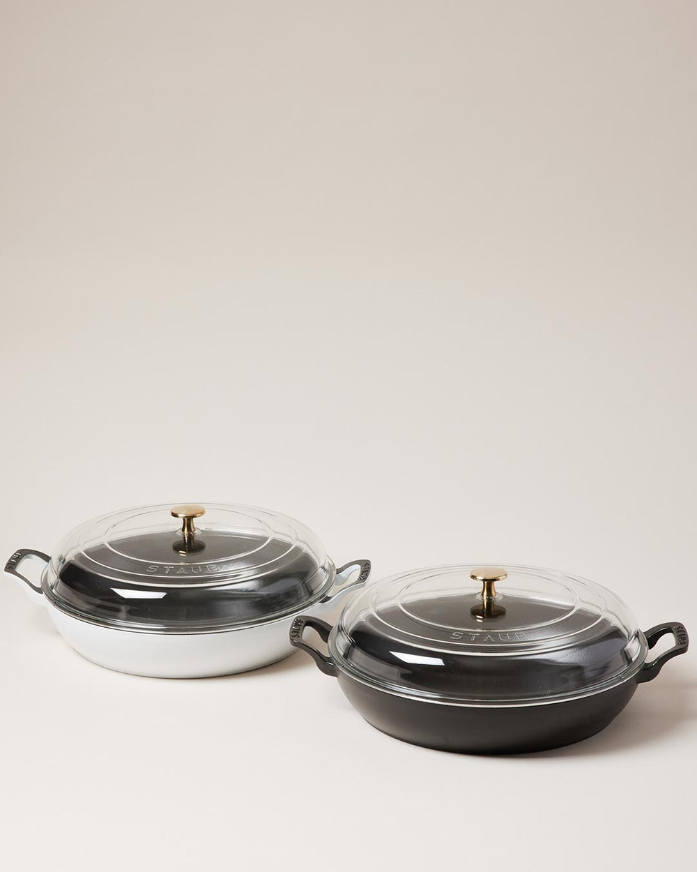 Staub Cast Iron Braiser with Brass Knob